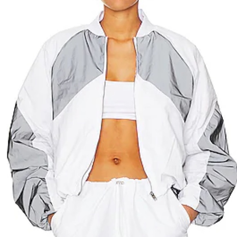 BRAND NEW AFRM White and Silver in Large